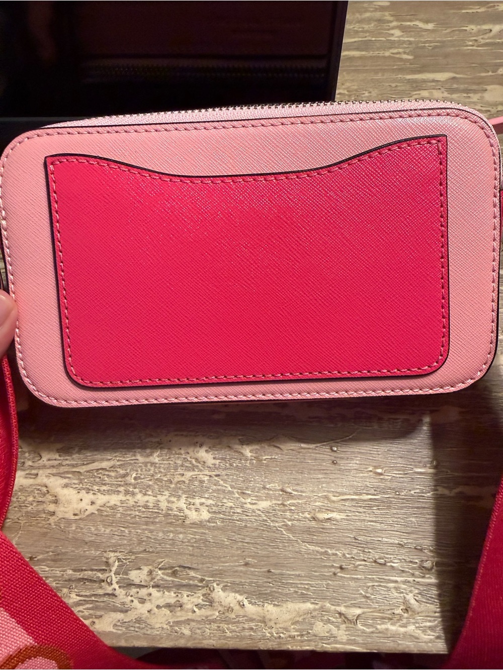 Marc Jacobs Pink The SnapShot Crossbody - Signature Double-J Logo - Picture 5 of 5